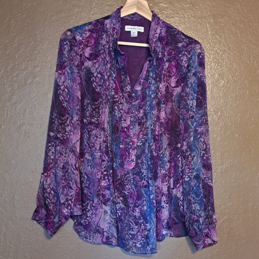 Petite Medium Coldwater Creek Blouse